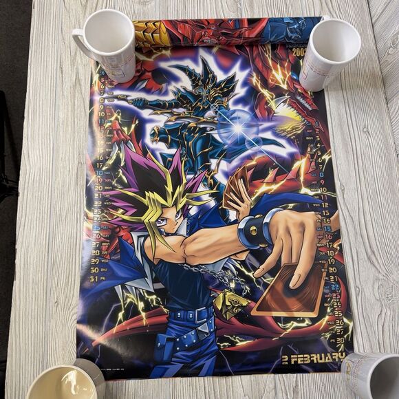 Yu-Gi-Oh Poster Calendar 2003 All 7 Sheets Kazuki Takahashi 16.5"x23.75" Vintage - Picture 2 of 15